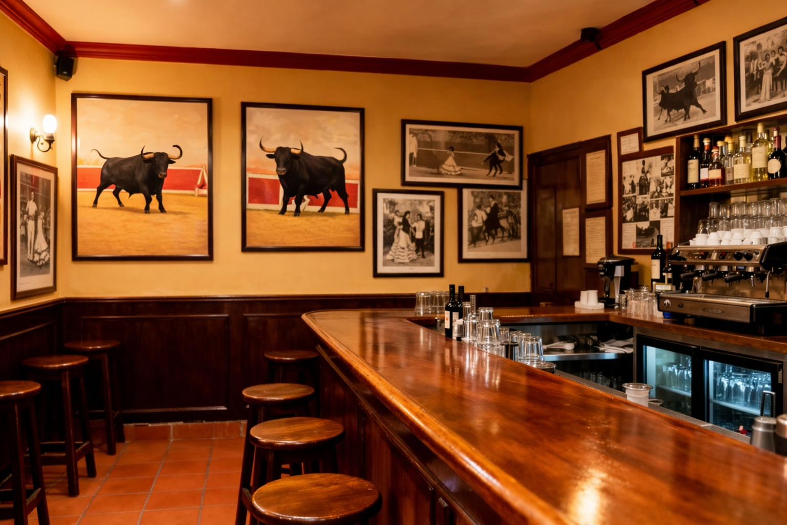 Interior del Bar Restaurante Matador